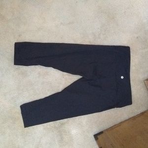 lululemon Black Capri Leggings